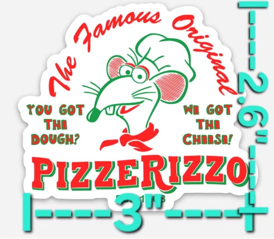 PizzeRizzo 3" magnet