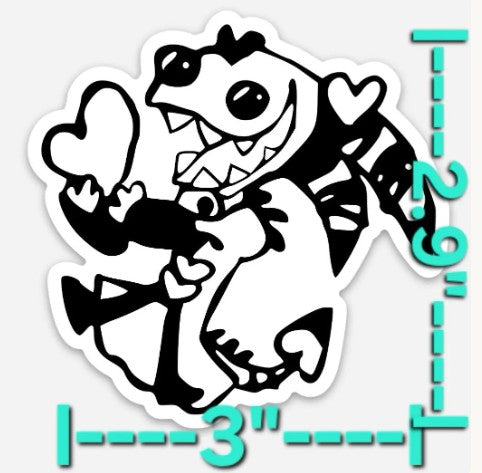 Blitzø doodles 3" sticker pack (Helluva Boss inspired)