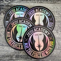 Jedi Academy 3" holographic sticker