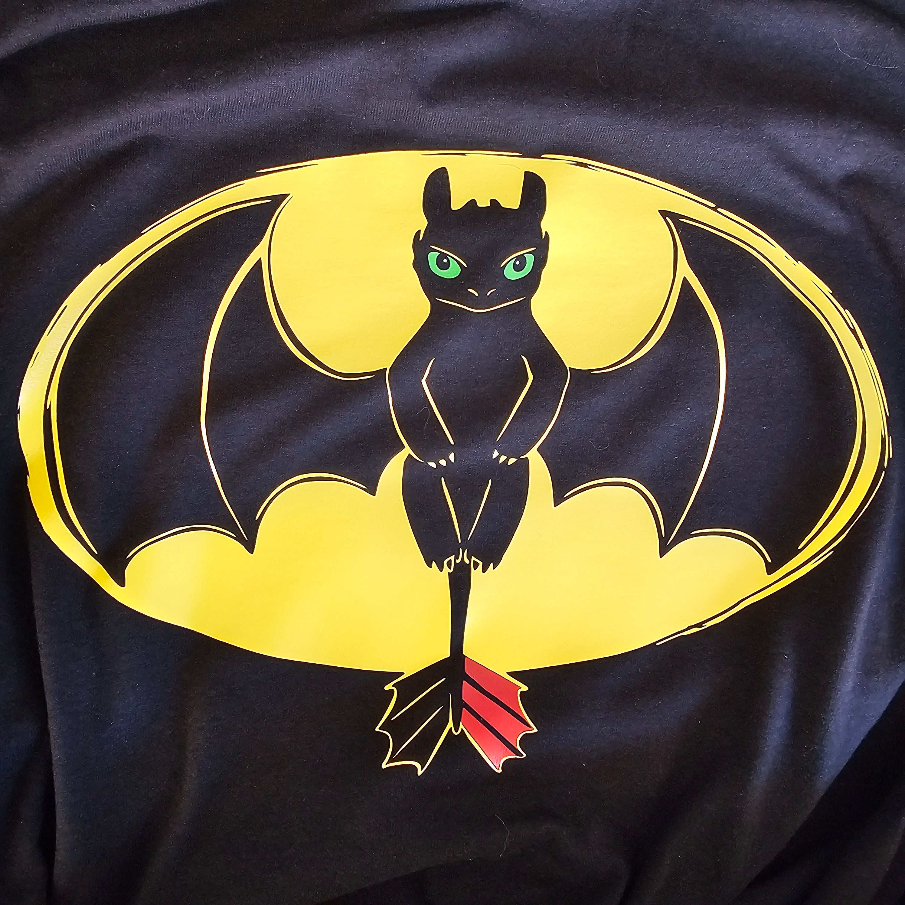 Toothless dragon symbol parody Tee