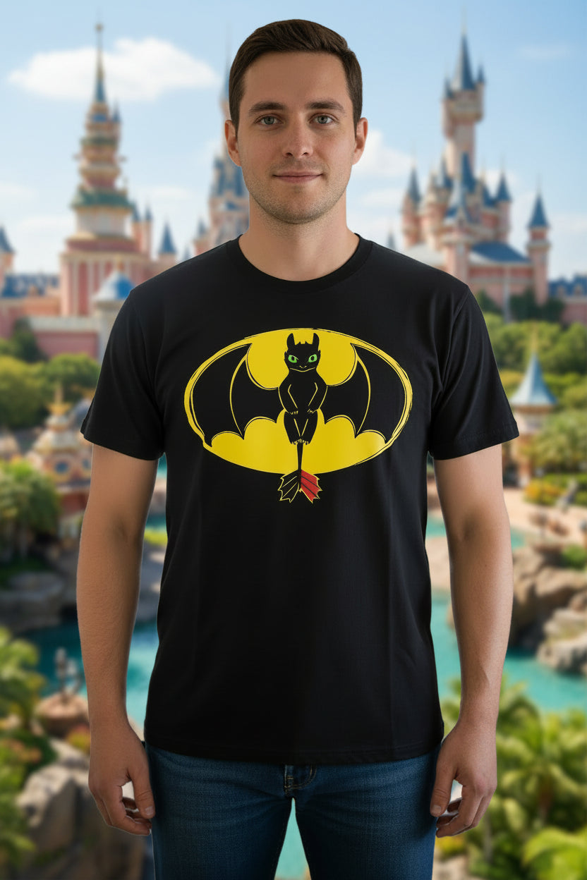 Toothless dragon symbol parody Tee