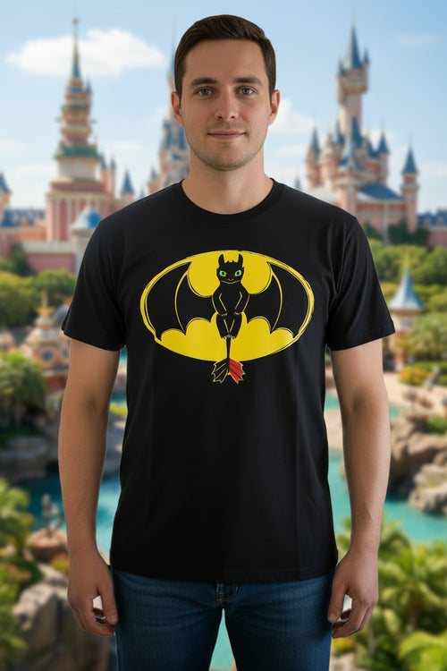 Toothless dragon symbol parody Tee