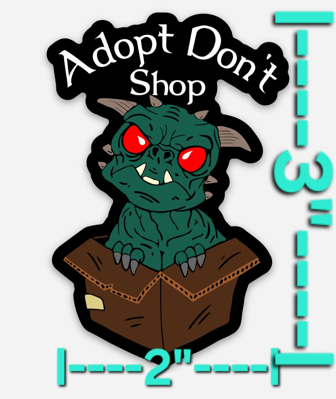 Adopt Don’t Shop – Ghostbusters Terror Dog Sticker