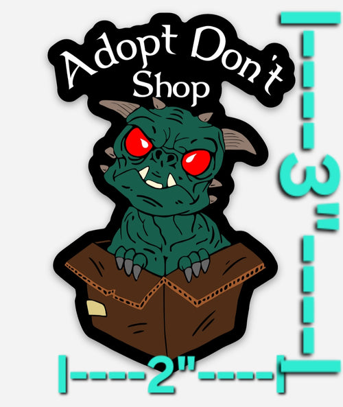 Adopt Don’t Shop – Ghostbusters Terror Dog Sticker
