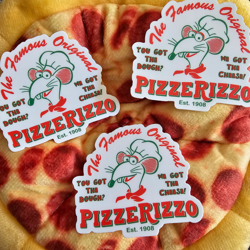 PizzeRizzo 3" sticker